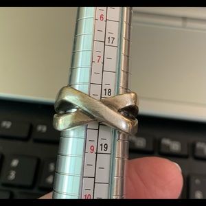 James Avery Crossover Sterling Ring, 8